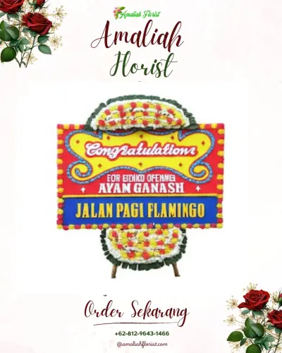 Bunga Papan Congratulation di Lajer